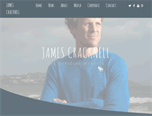 Tablet Screenshot of jamescracknell.com